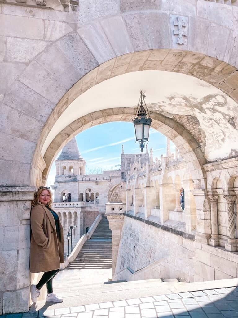 Charity at Fisherman's Bastion, Budapest, Hungary