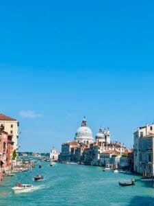 Grand Canal and Santa Maria della Salute church, Venice, Italy