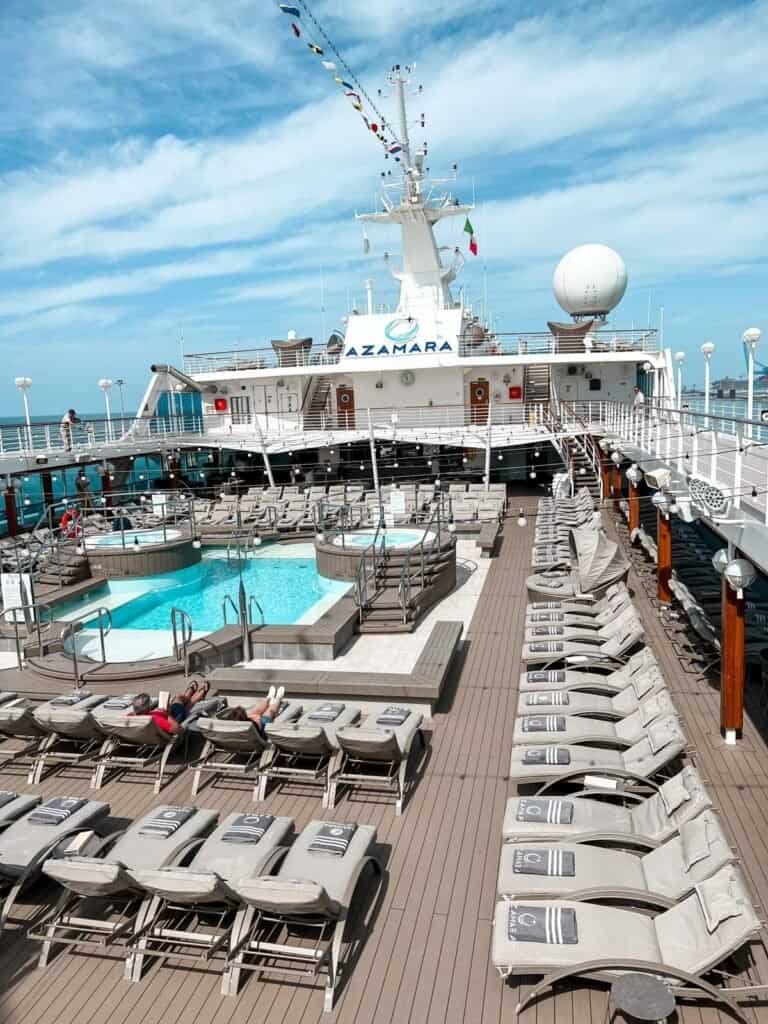 Azamara pool deck
